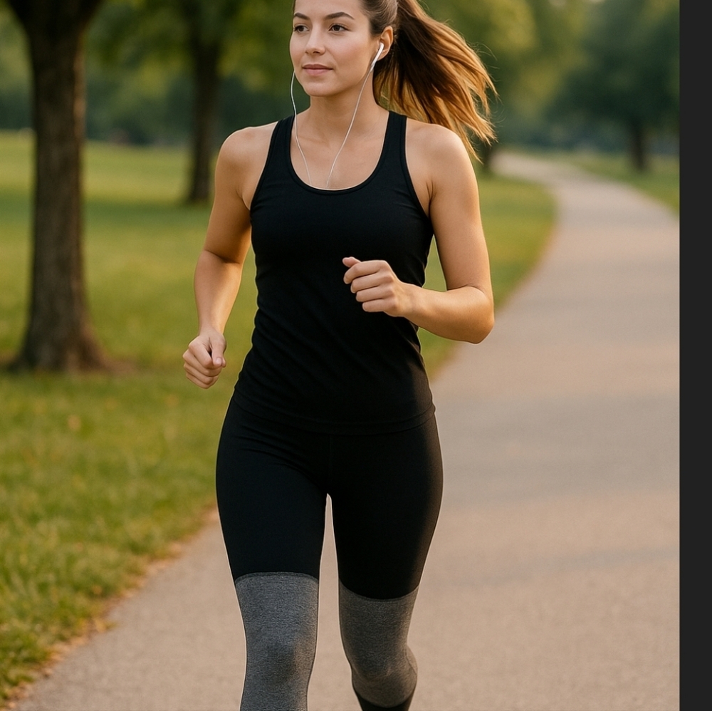Gymshark Black / Gray Flex Color Block Leggings